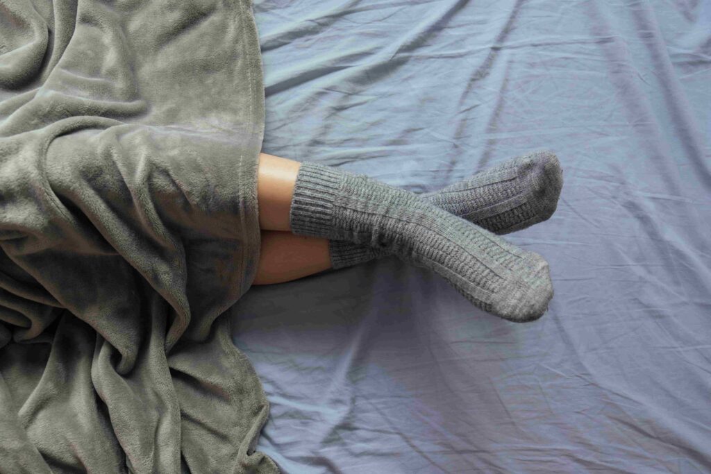 Dormir con o sin calcetines